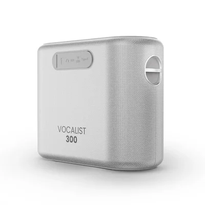 HiFuture Vocalist300 Silver, 150W Output, Karaoke Enable, Two Wireless Microphone, 18000mAh Battery (Support Power Bank), RGB Lighting, Pair to Play (TWS Mode), Bluetooth 5.3