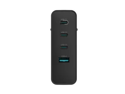 Natec USB Charger Ribera 3X USB-C + 1x USB-A 100W, Black