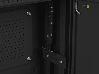 Lanberg rack cabinet 19" wall-mount 4U+3u/540x200 low-profile black (assembled)