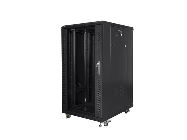 Lanberg rack cabinet 19" free-standing 22U/600x800 (flat pack) black