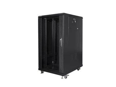 Lanberg rack cabinet 19" free-standing 22U/600x800 (flat pack) black