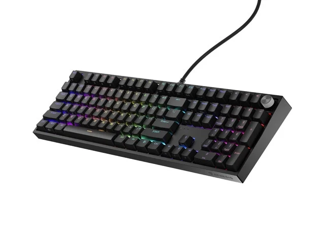 Гейминг клавиатура Genesis Thor 404 Black RGB Gateron Yellow Pro, US Layout