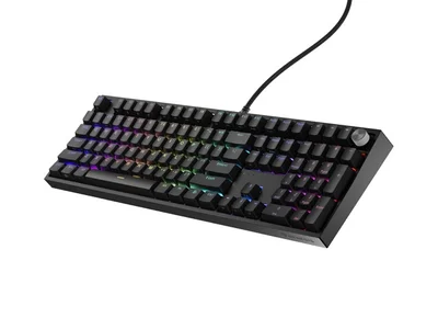 Гейминг клавиатура Genesis Thor 404 Black RGB Gateron Yellow Pro, US Layout