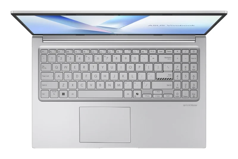 Asus Vivobook X1504MA-BQ772NA,Intel 5 315 1.5 GHz (6MB Cache, up to 4.4 GHz, 6 cores, 6 Threads) up to 15TOPS, 15.6" FHD,(1920x1080),16GB DDR5, SSD 512 GB, No OS, Cool Silver,US, no adapter