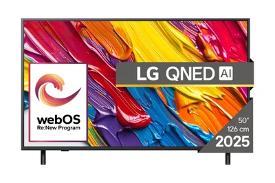 Телевизор LG 50QNED82A3B 50" 4K UHD QNED, HDR10, HLG, Alpha 7 AI Processor, webOS 25, Smart TV, VRR, 60Hz