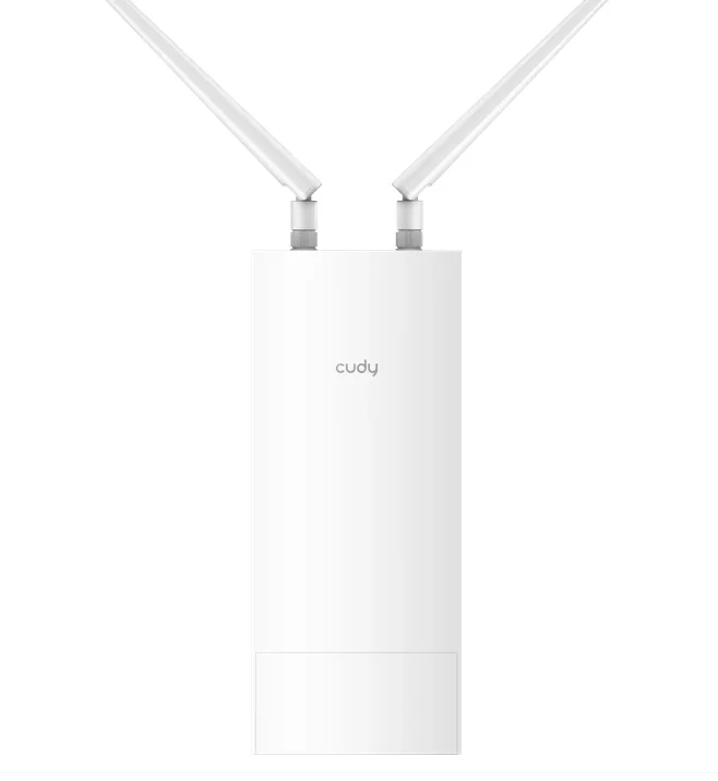 Cudy AP3000 High Power WiFi 6 Outdoor Access Point AX3000, 2402Mbps at 5GHz + 574Mbps at 2.4GHz, 1 x Gigabit RJ45, IP65 Waterproof, lightning protection, 48V passive PoE adapter included