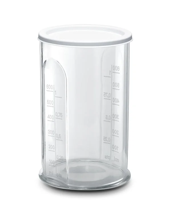 Bosch MSM64010, Blender, ErgoMixx, 450 W, Included transparent jug, White, red