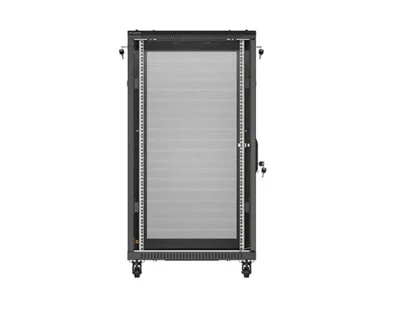 Lanberg Rack Cabinet 19" Free-Standing 22U/600X1000 (FlAT Pack) With Mesh Door Black