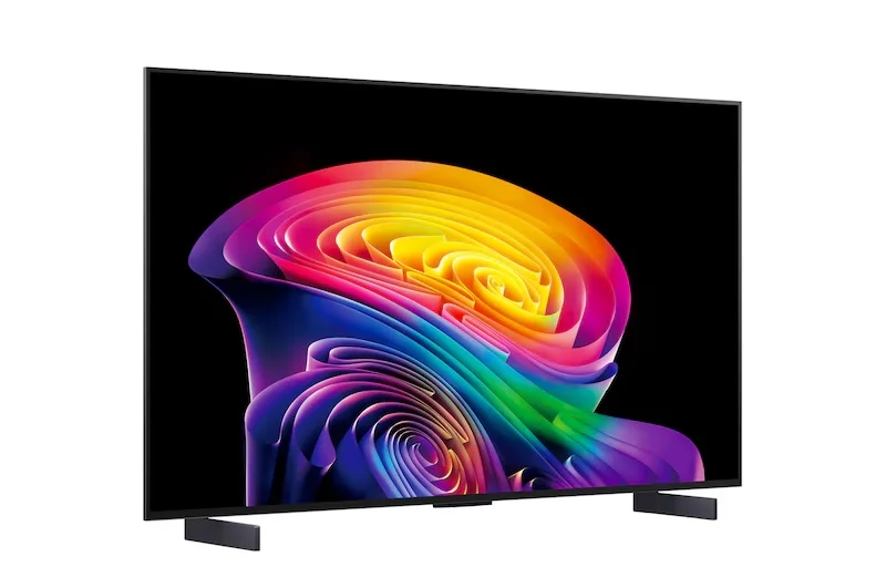 LG OLED42C61LA, 42" OLED evo, 4K (3840 x 2160), DVB-C/T2/S2, Alpha 11 AI 4K Gen3, 120Hz Native (VRR 165Hz), ThinQ AI, HDR10, NVIDIA G-SYNC, AMD FreeSync, Dolby Vision, Dolby Atmos, AI Agent, Wi-Fi 6E, Bluetooth, eARC (HDMI 2), USB, Airplay 2, CI slot, Mu