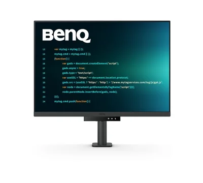 BenQ RD280UA, 28” 4K+ BenQ Programming Monitor with MoonHalo and Flexible Arm, 28.2W LED MONITOR RD280UA METALLIC GREY
