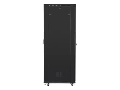 Lanberg rack cabinet 19" free-standing 47U/800x1000 (flat pack) with glass door lcd black v2