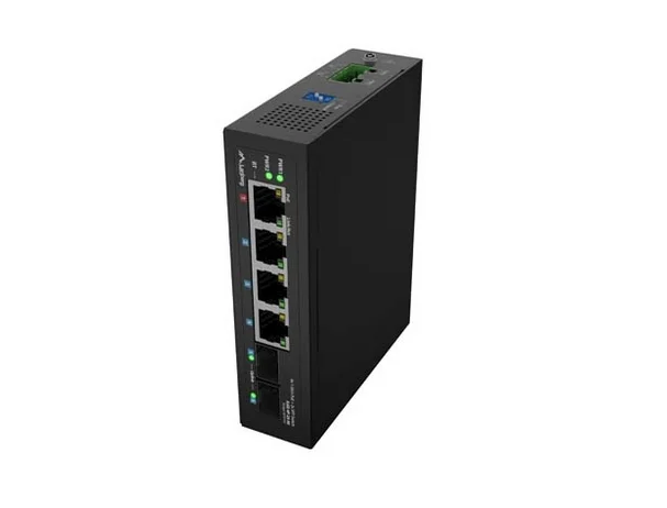 Lanberg Switch Light Industrial POE 1 x BT 3 x AT 2 x SFP DIN Unmanagment Gigabit Ethernet