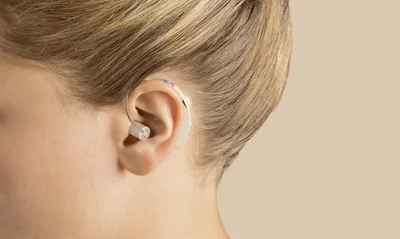 Слухов апарат Beurer HA 50, честотен обхват 100 - 6000 Hz, усилване до 40 dB, максимална сила на звука 128 dB