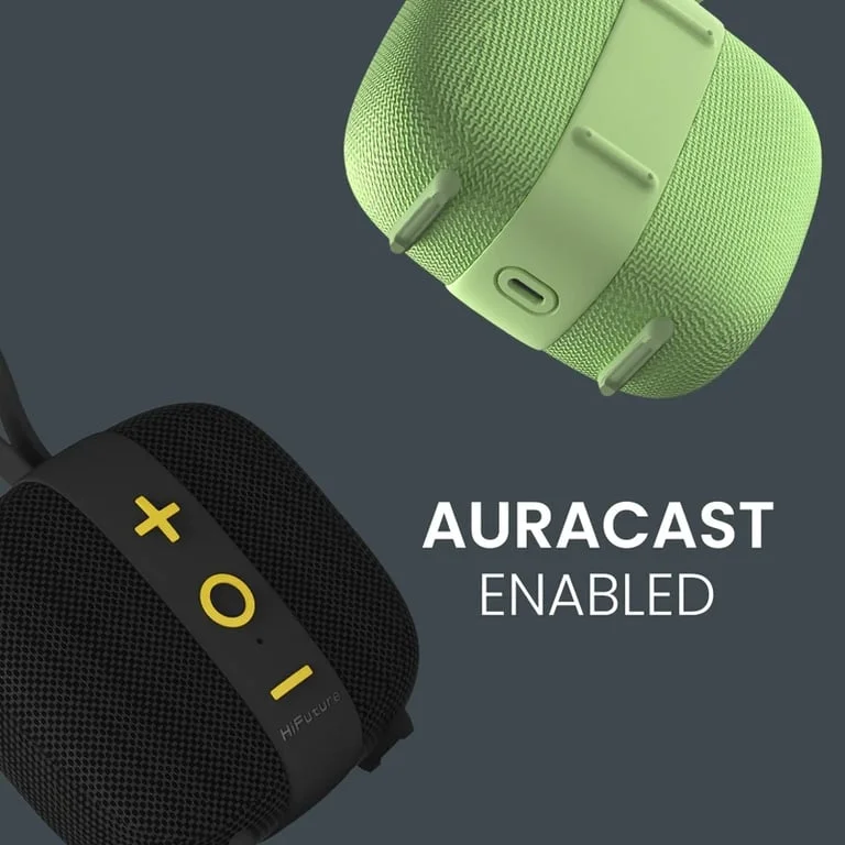 Тонколона HiFuture LINO S Green Bluetooth 5.4, IPX7, 12W, до 10 часа, TWS, Auracast