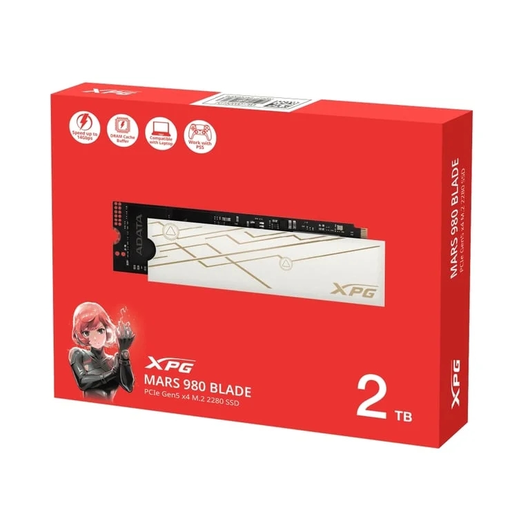 SSD диск ADATA MARS 980 Blade 2TB PCIe Gen 5 M.2 (2280)