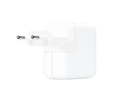 Захранващ адаптер Apple USB-C 30W Бял