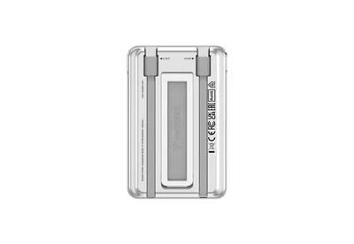 Verbatim Charge 'n' Go 2C Power Bank Magnetic Wireless 5000mAh with 2 USB-C Cables & Stand Silver