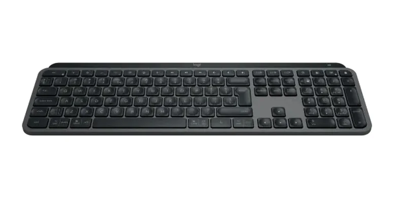 Клавиатура Logitech MX Keys S, Bluetooth, осветени клавиши, Graphite, US International