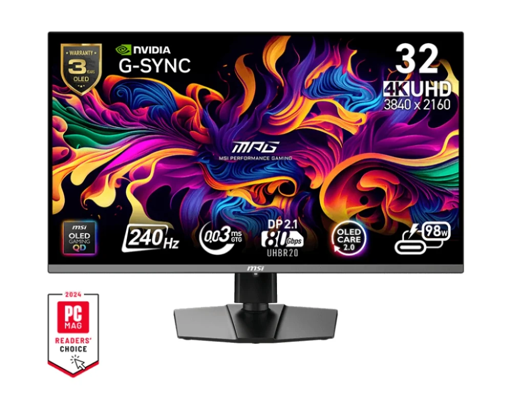 Монитор MSI MPG 322URX QD-OLED 31.5" 4K UHD 240Hz