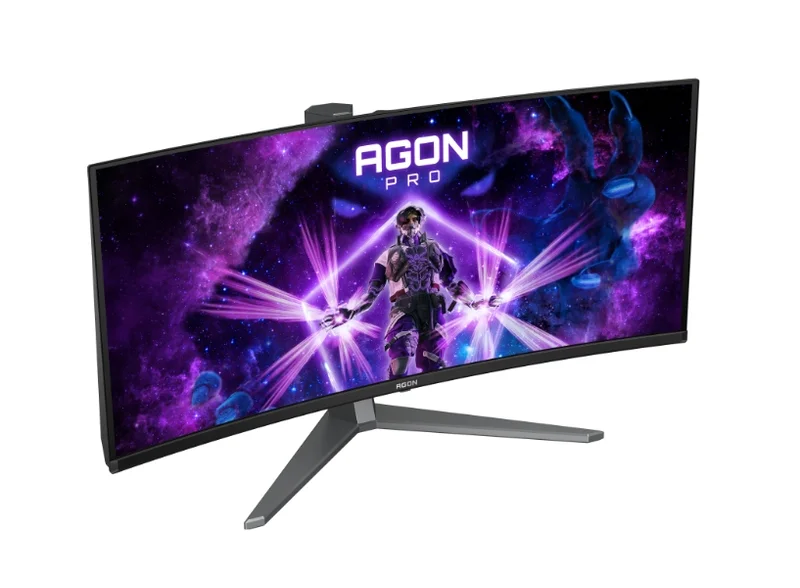 AOC AG346UCD, 34" Curved 1800R QD-OLED, 3440x1440@175Hz, 0.03msGtG, 1000 cd/m2, 1.5M:1, 80M:1DCR, Adaptive Sync, FlickerFree, Low Blue Light, 8Wx2, Tilt, Height Adjust, Swivel, 2xHDMI, DP, USB hub