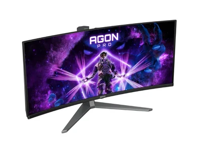 AOC AG346UCD, 34" Curved 1800R QD-OLED, 3440x1440@175Hz, 0.03msGtG, 1000 cd/m2, 1.5M:1, 80M:1DCR, Adaptive Sync, FlickerFree, Low Blue Light, 8Wx2, Tilt, Height Adjust, Swivel, 2xHDMI, DP, USB hub