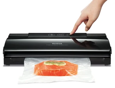 Tefal VT254070  Vacupack classic plastic,  automatic "vaccum & seal", 18 bags included, vertical storage, seal functions, stop function