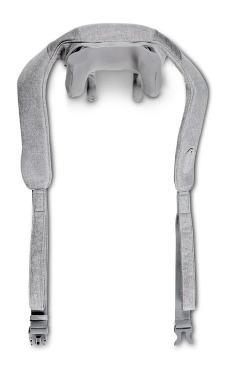 Beurer MG 154 3D Battery-Powered Neck Massager, 4 massage heads + 2 massage fingers;  2 speed; Hands-free; Automatic switch-off; Heat function; Washable removable cover