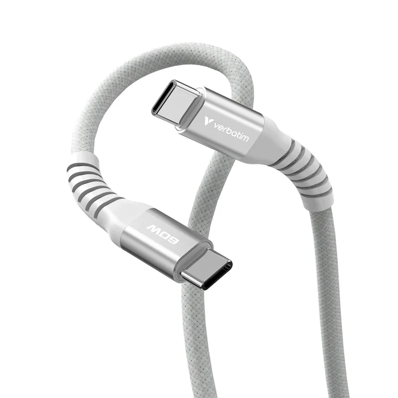 Verbatim Sync & Charge USB-C to USB-C 60W Magnetic 120 cm - Grey