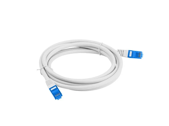 Lanberg patch cord CAT.6A FTP LSZH CCA 1m Fluke Passed, grey