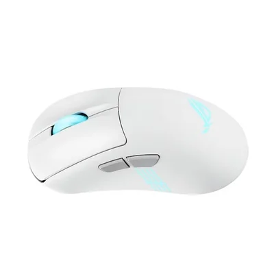 Геймърска мишка ASUS ROG Keris II Origin Wireless Moonlight White