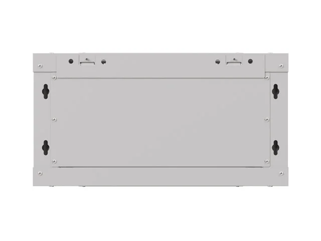 Lanberg rack cabinet 19" wall-mount 4U/540x350 (flat pack) with glass door grey