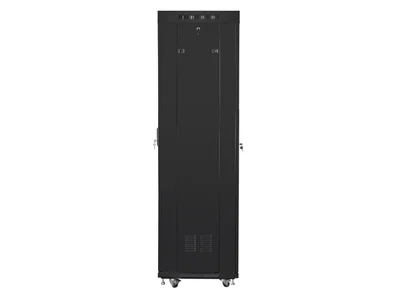 Lanberg rack cabinet 19" free-standing 42U/600x600 (flat pack) with mesh door lcd black v2