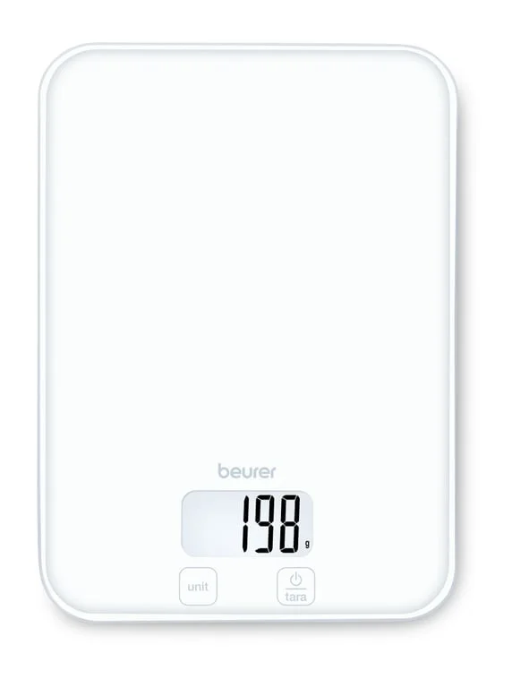Кухненска везна Beurer KS 19 Pure White 5 kg/1 g бяла