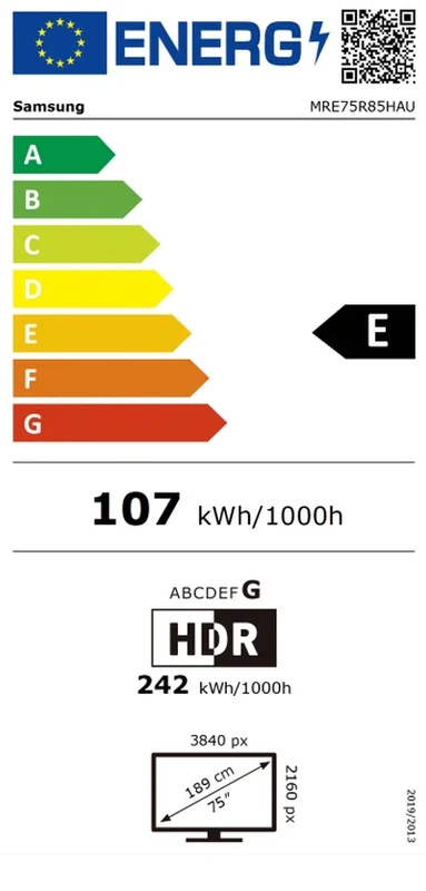 SAMSUNG MRE75R85HAUXXH 75i Micro RGB TV