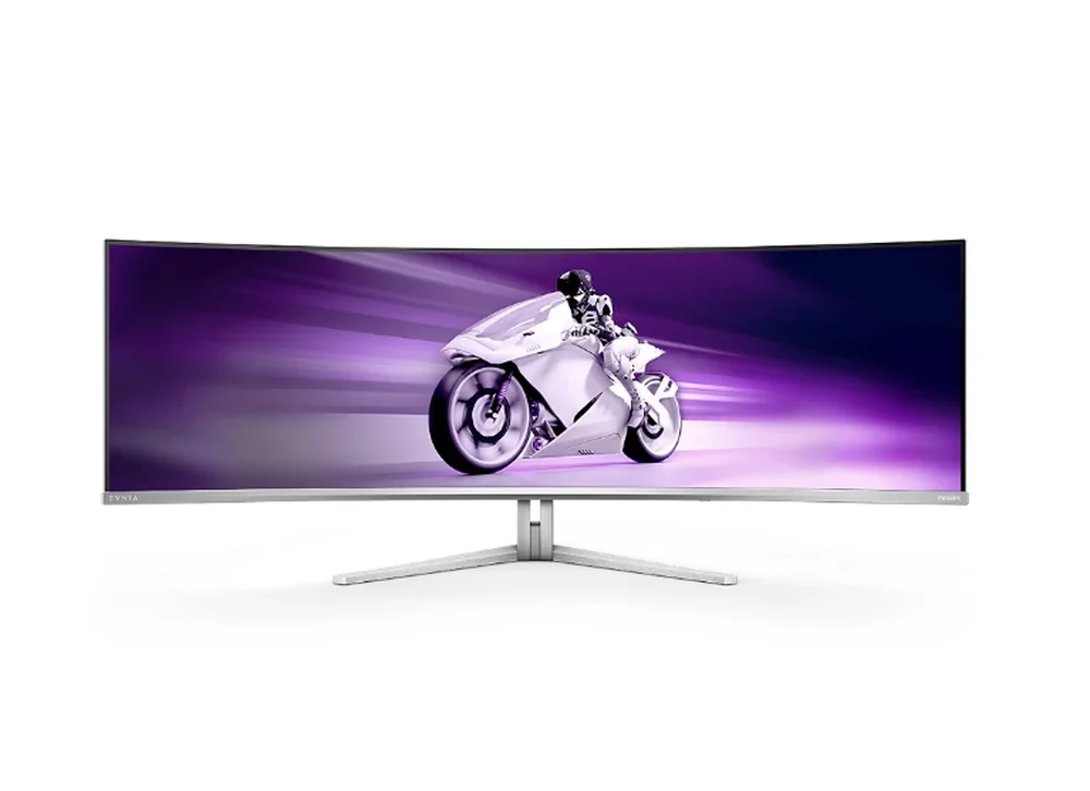 Philips 49M2C8900L, 48.9" QD-OLED Curved 1800R, 5120x1440@144Hz, 0.03 GtG, 1000cd m/2, 1.000.000:1, Mega Infinity DCR, Adaptive Sync, FlickerFree, Blue Light Soft., 7.5Wx4+DTS, Tilt, Height Adjust, Swivel, 2xHDMI, DP, USB hub