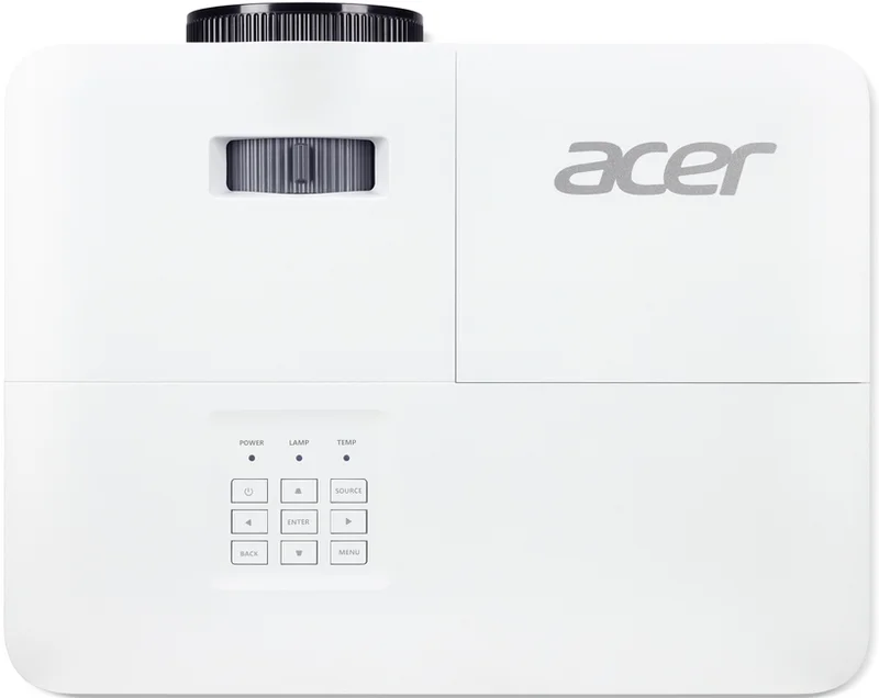 Acer Projector H5386BDi, DLP, WXGA (1280x720), 5000 ANSI Lumens, 20 000:1, 1.1x, 3D ready, 24/7 opertion, HDMI 1.4, VGA, DC Out(5V/1.5A, USB Type A), RS-232, RCA, Audio in/out, Wireless dongle included,Bluelight Shield, Speaker 3W, Bag, 2.75kg, 2?, White
