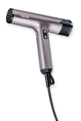 Beurer HC 100 Excellence Hair dryer, ECO technology, lightweight and ergonomic, Slim, magnetic nozzle and diffuser, Ion function, 4 temperature and blower settings, Integrated memory function
