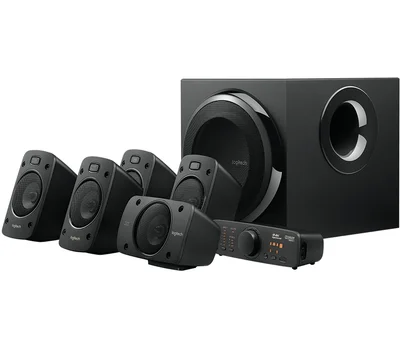 Аудио система Logitech Z906 5.1 THX Surround Sound, 500W, черен