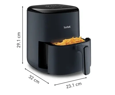 Tefal EY145B10 Easy Fry Compact 3L, (1Kg, 4 Portions), Java Pepper, 1300W, Automatic Prog (8), Temp Seting, Timer, Auto-Off