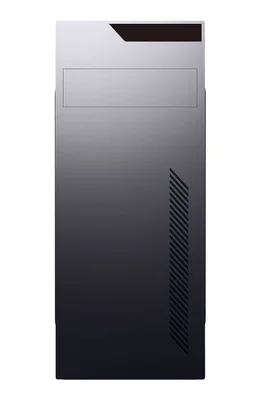 Кутия за компютър POWERCASE 173-G03 с вградено захранване 500W Middle Tower, Черен