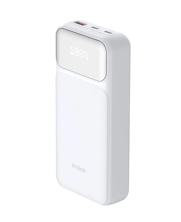 Външна батерия D-LINK 20000mAh Бял