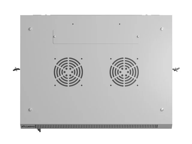 Lanberg rack cabinet 19" wall-mount 12U/600x450 with perforated door grey (flat pack)