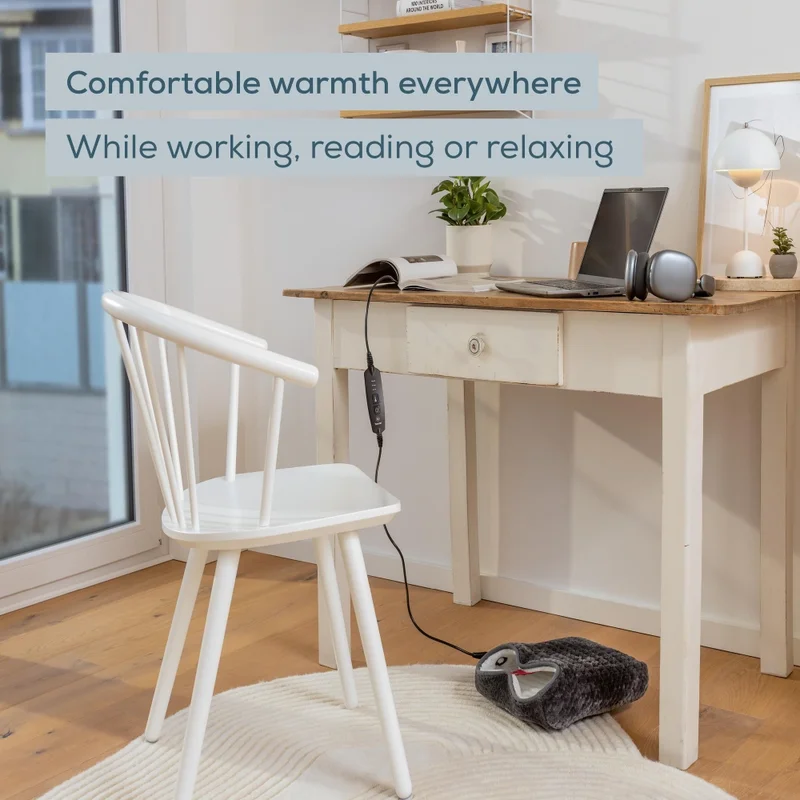 Електрическа грейка за крака Beurer – FW 30 Comfy Feet, 3 температурни степени, сива
