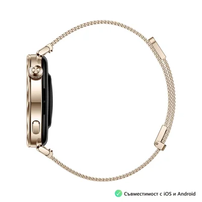 Смарт часовник Huawei Watch GT5 Jana-B19M 1.32" AMOLED 466x466 Gold Milanese