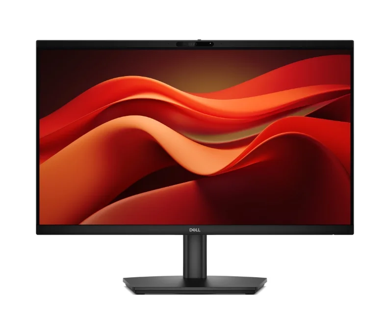 Монитор Dell E2426HB 23.8" IPS Full HD 120Hz с уеб камера, микрофон, USB хъб и говорители, черен