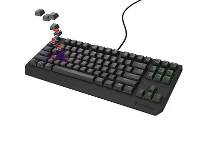 Геймърска клавиатура Genesis Thor 230 TKL Outemu Red RGB Black Hot Swap