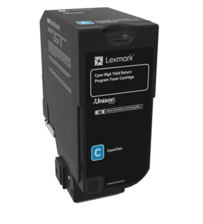 Lexmark 74C2HC0 CS725 Cyan Return Programme 12K Toner Cartridge