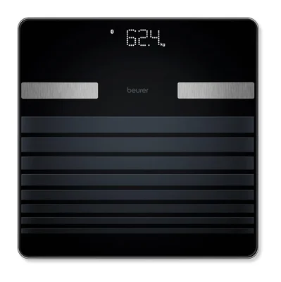 Електронен кантар Beurer BF 451 BT SignatureLine, диагностичен, 180 кг, Bluetooth, Magic LED дисплей, черен
