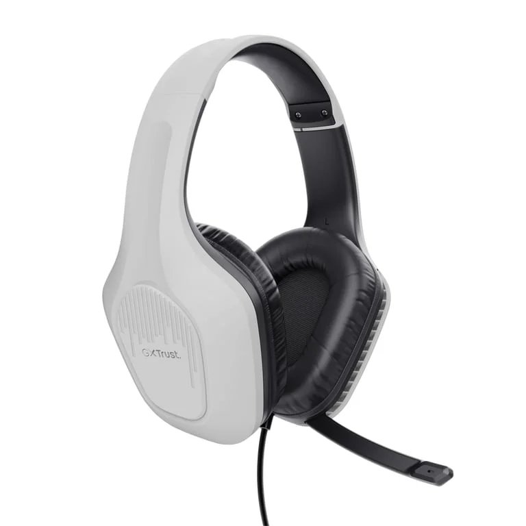 Геймърски слушалки TRUST GXT415 Zirox, бял