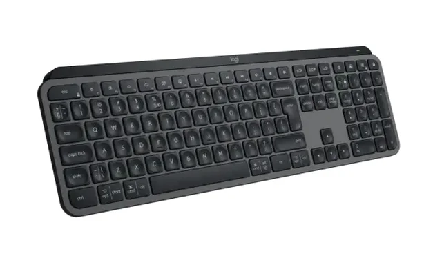 Клавиатура Logitech MX Keys S, Bluetooth, осветени клавиши, Graphite, US International